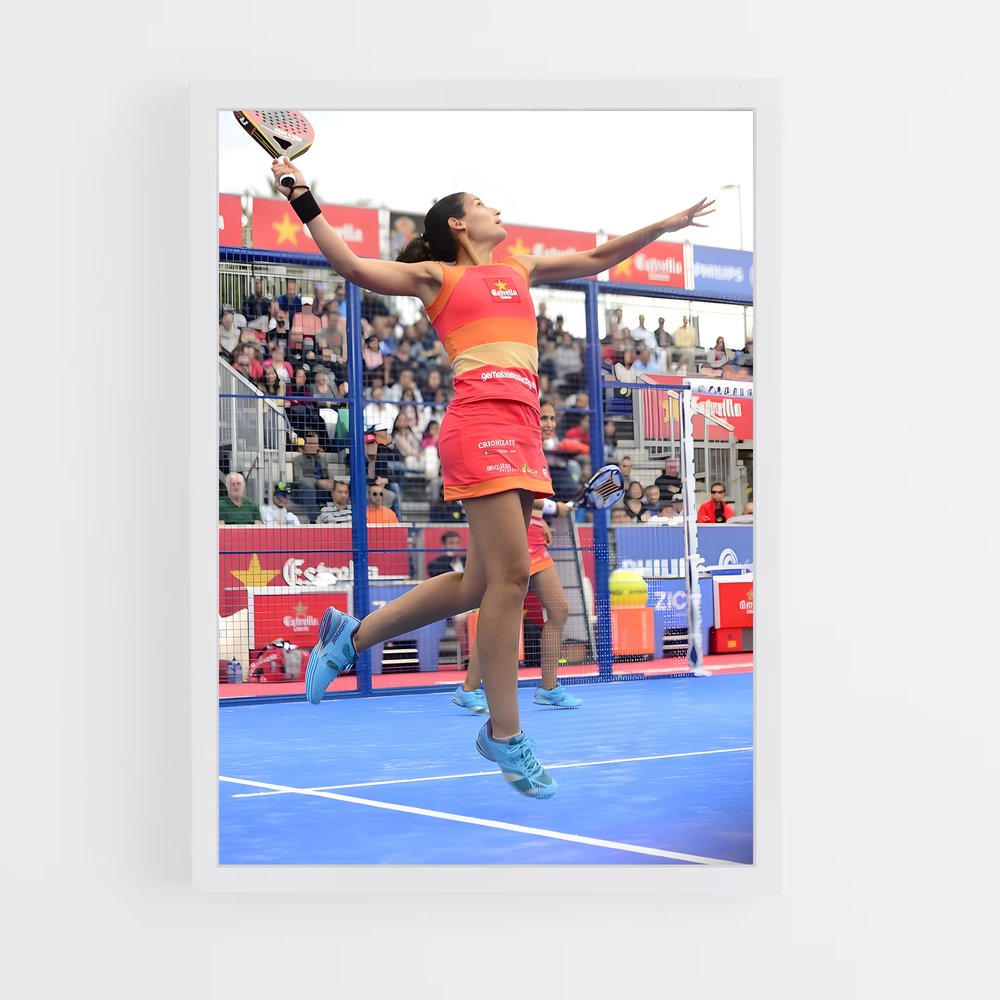 Poster Smash Énergique – affiche Padel (vue 3)